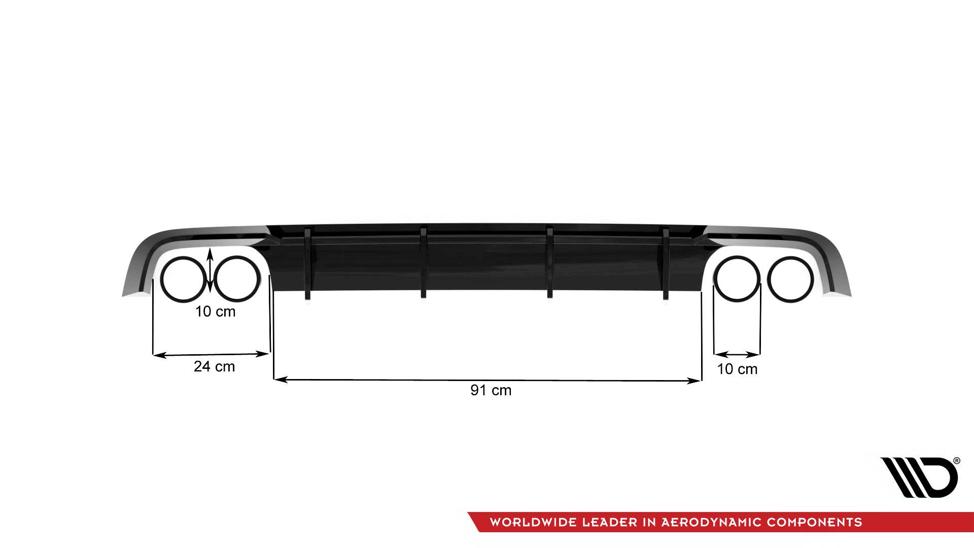 Maxton Design Difusor trasero V.1 para Audi S6 C7 Facelift - imagen 8
