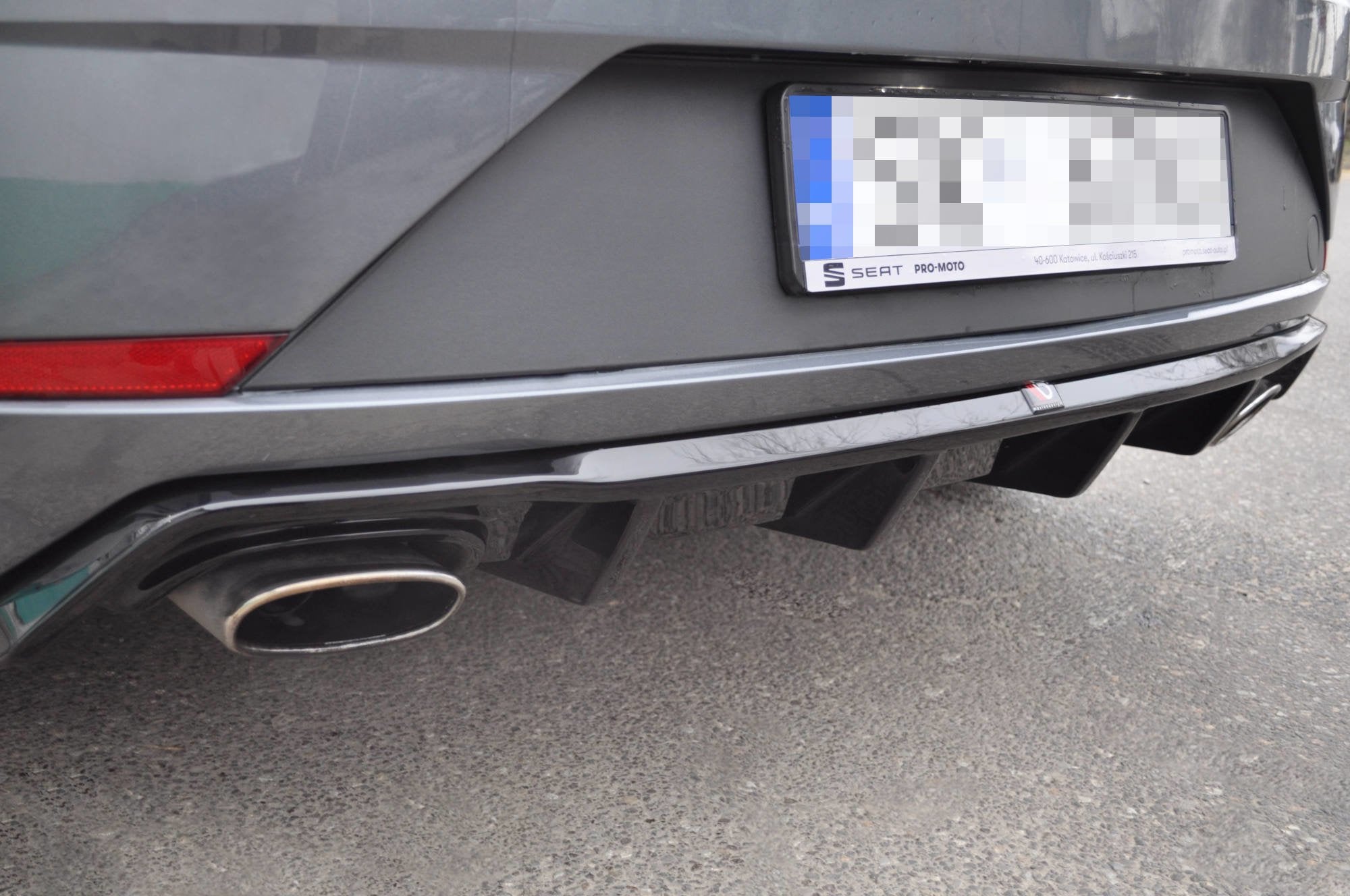 Maxton Design Difusor trasero V.1 para Seat Leon Cupra Mk3 Facelift Hatchback - imagen 1