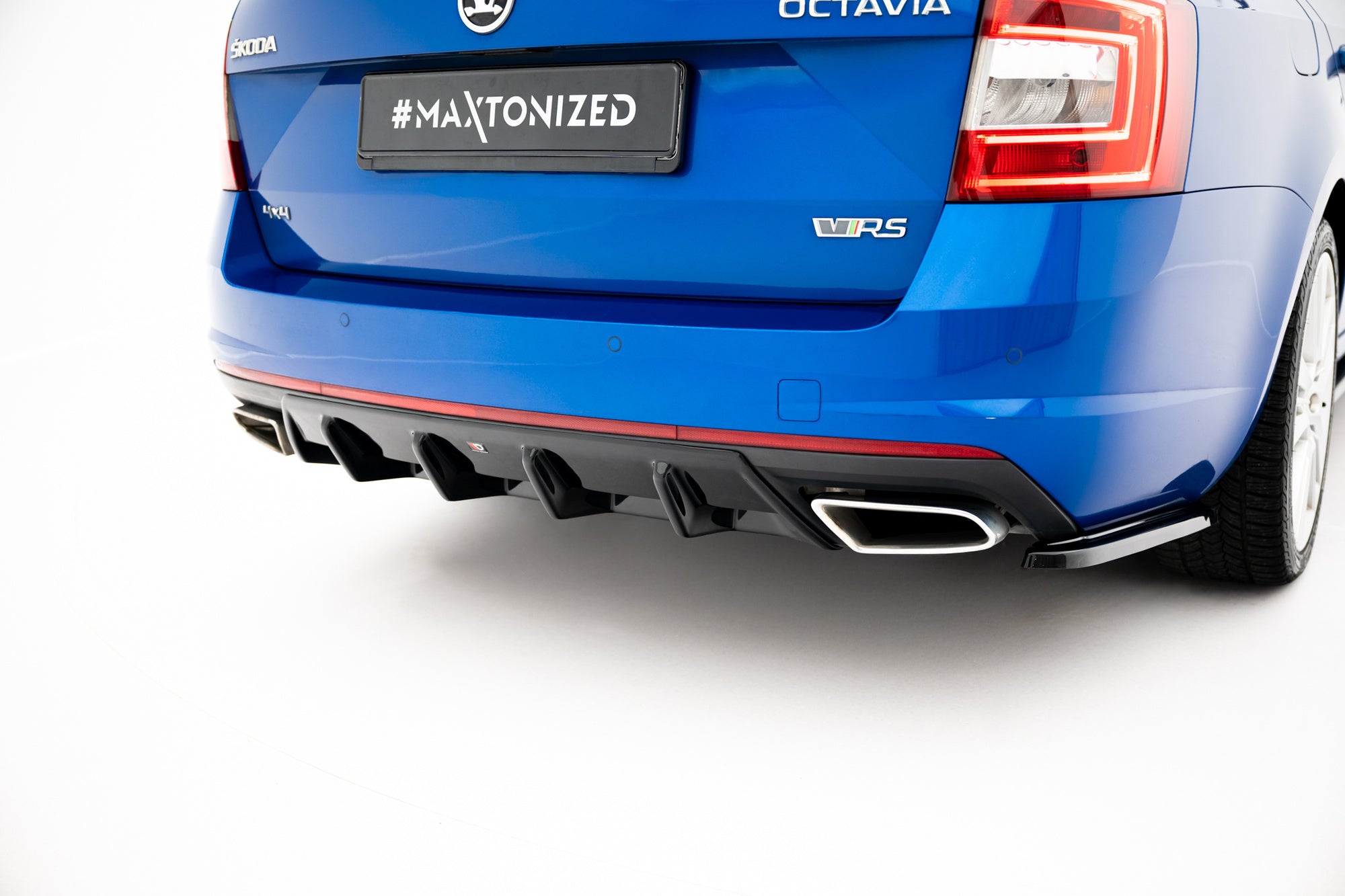 Maxton Design Difusor trasero V.1 para Skoda Octavia RS Mk3 / Mk3 Facelift Hatchback / Estate - imagen 1