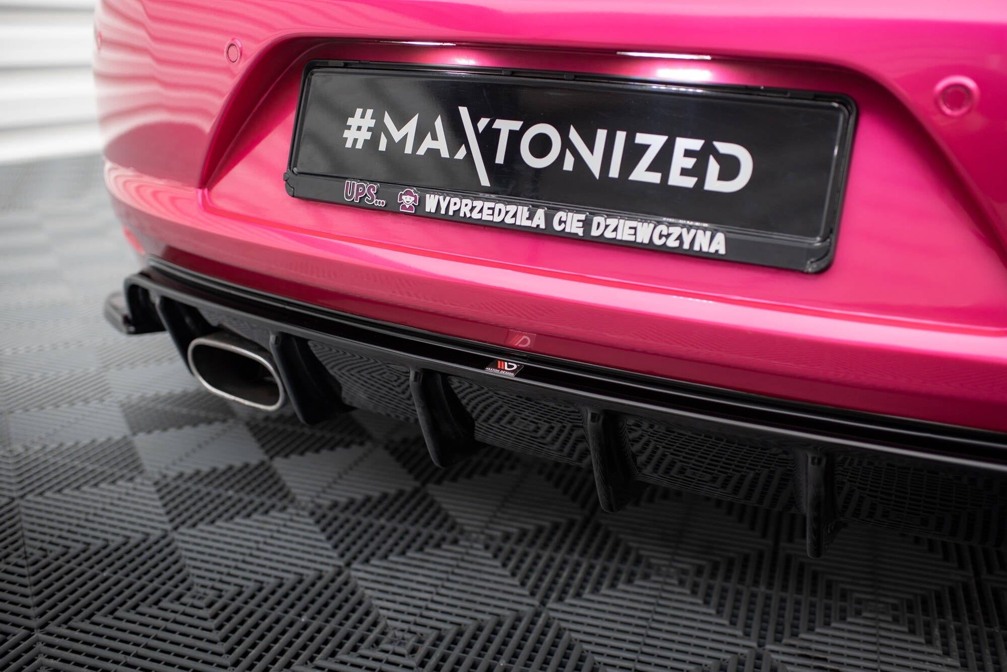 Maxton Design Difusor trasero V.1 para Volkswagen Scirocco Mk3 - imagen 4