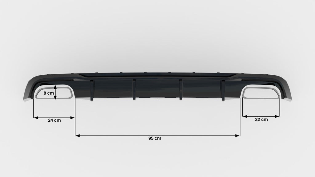 Maxton Design Difusor trasero V.2 para Audi A6 / A6 C7 S-line/ S6 C7 Facelift - imagen 8