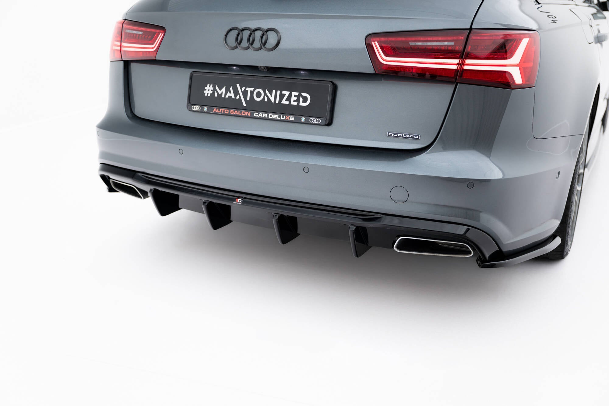 Maxton Design Difusor trasero V.2 para Audi A6 / A6 C7 S-line/ S6 C7 Facelift - imagen 1