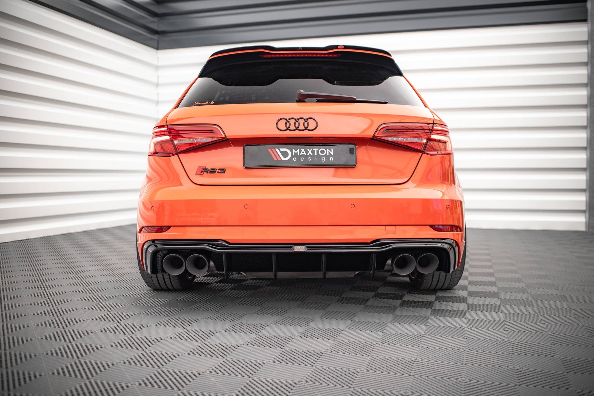 Maxton Design Difusor trasero V.2 para Audi RS3 Sportback 8V Facelift - imagen 4