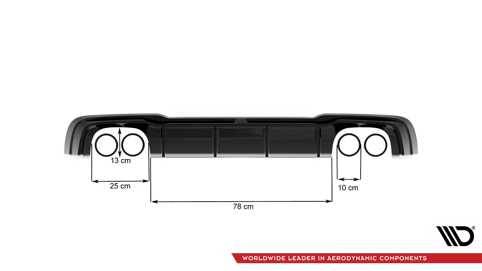 Maxton Design Difusor trasero V.2 para Audi RS3 Sportback 8V Facelift - imagen 5