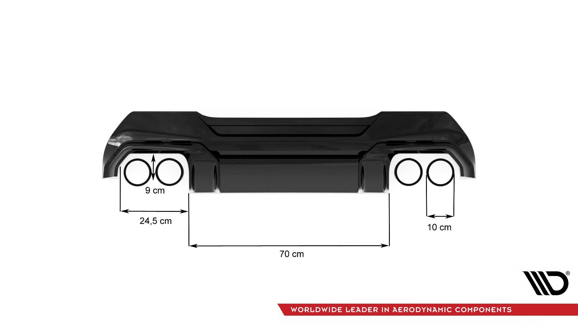 Maxton Design Difusor trasero V.2 para BMW 1 F40 M-Pack/ M135i - imagen 9