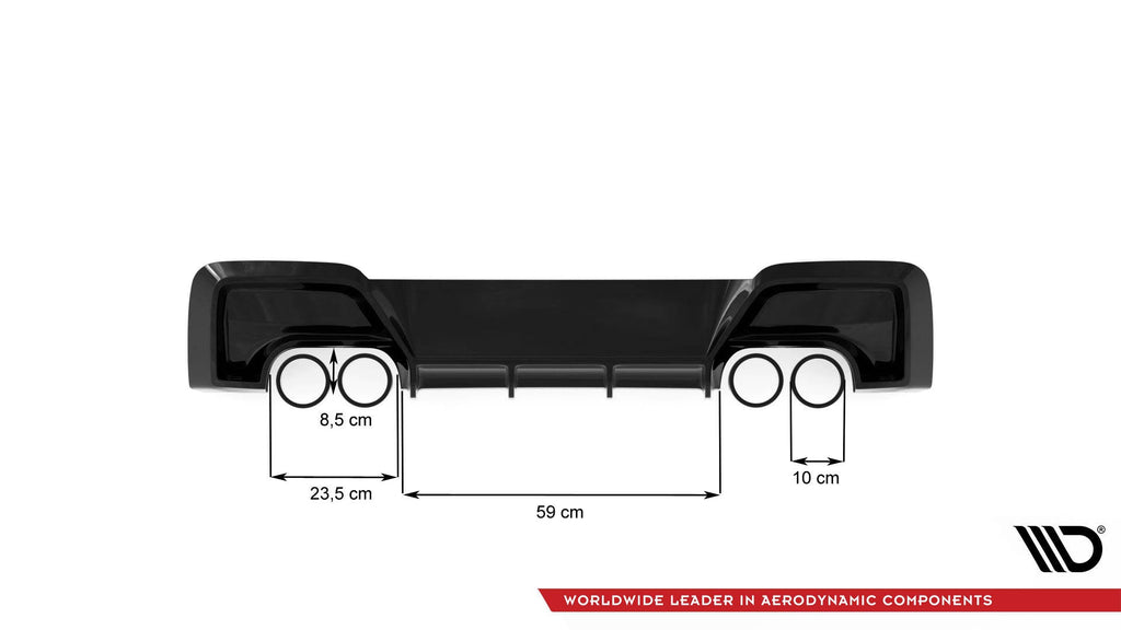 Maxton Design Difusor trasero V.2 para BMW M135i F20 - imagen 2