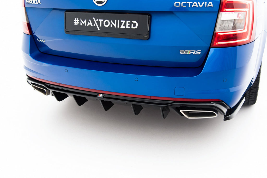 Maxton Design Difusor trasero V.2 para Skoda Octavia RS Mk3 / Mk3 Facelift Hatchback / Estate - imagen 1