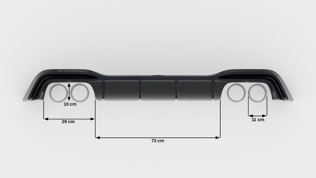 Maxton Design Difusor trasero V.2 para Volkswagen Golf R Hatchback Mk8 - imagen 6