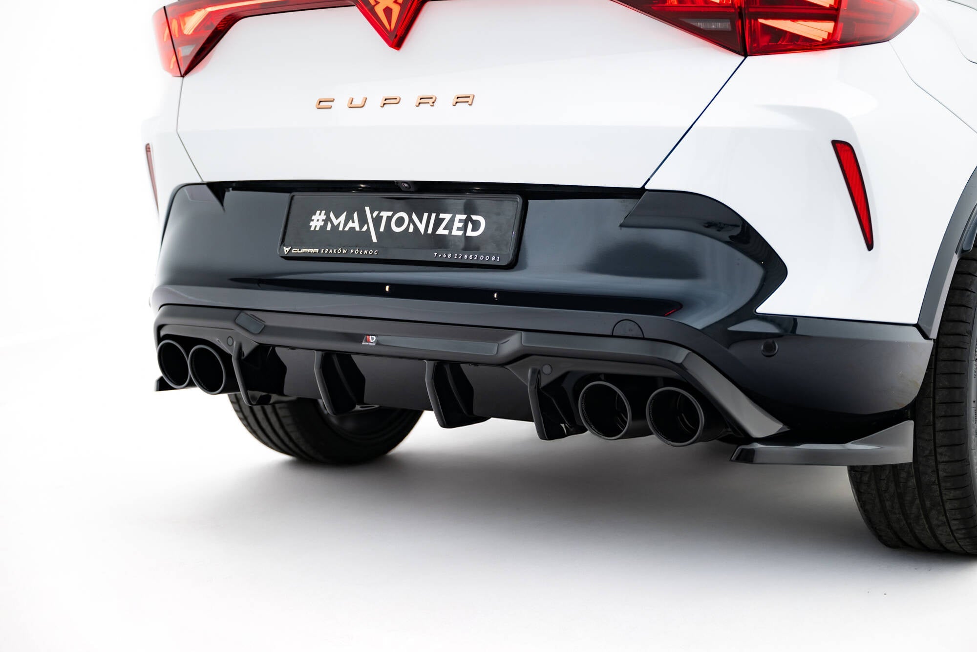 Maxton Design Difusor trasero V.3 + Exhaust Ends Imitation para Cupra Formentor Mk1 Facelift - imagen 2