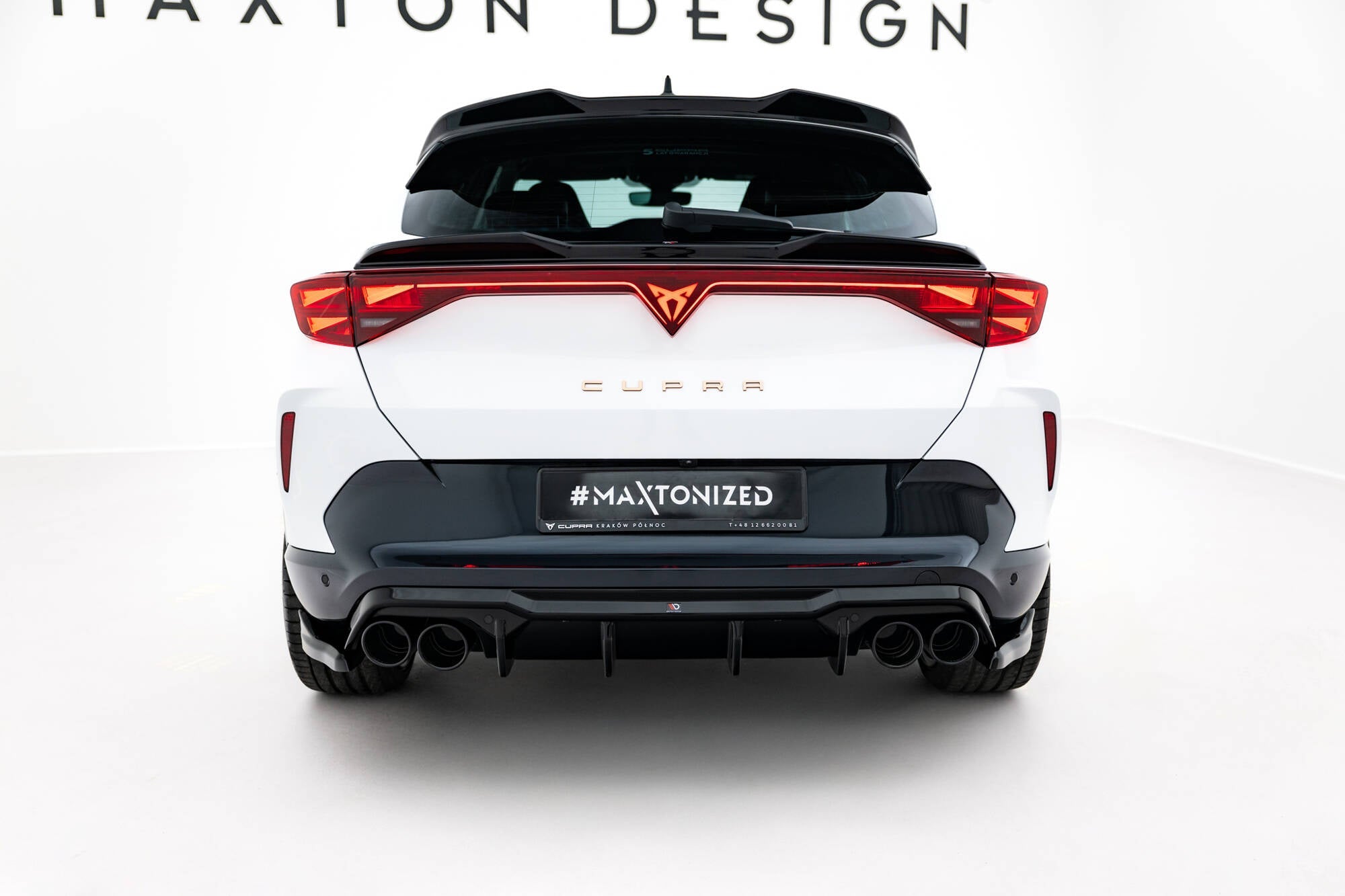 Maxton Design Difusor trasero V.3 + Exhaust Ends Imitation para Cupra Formentor Mk1 Facelift - imagen 1