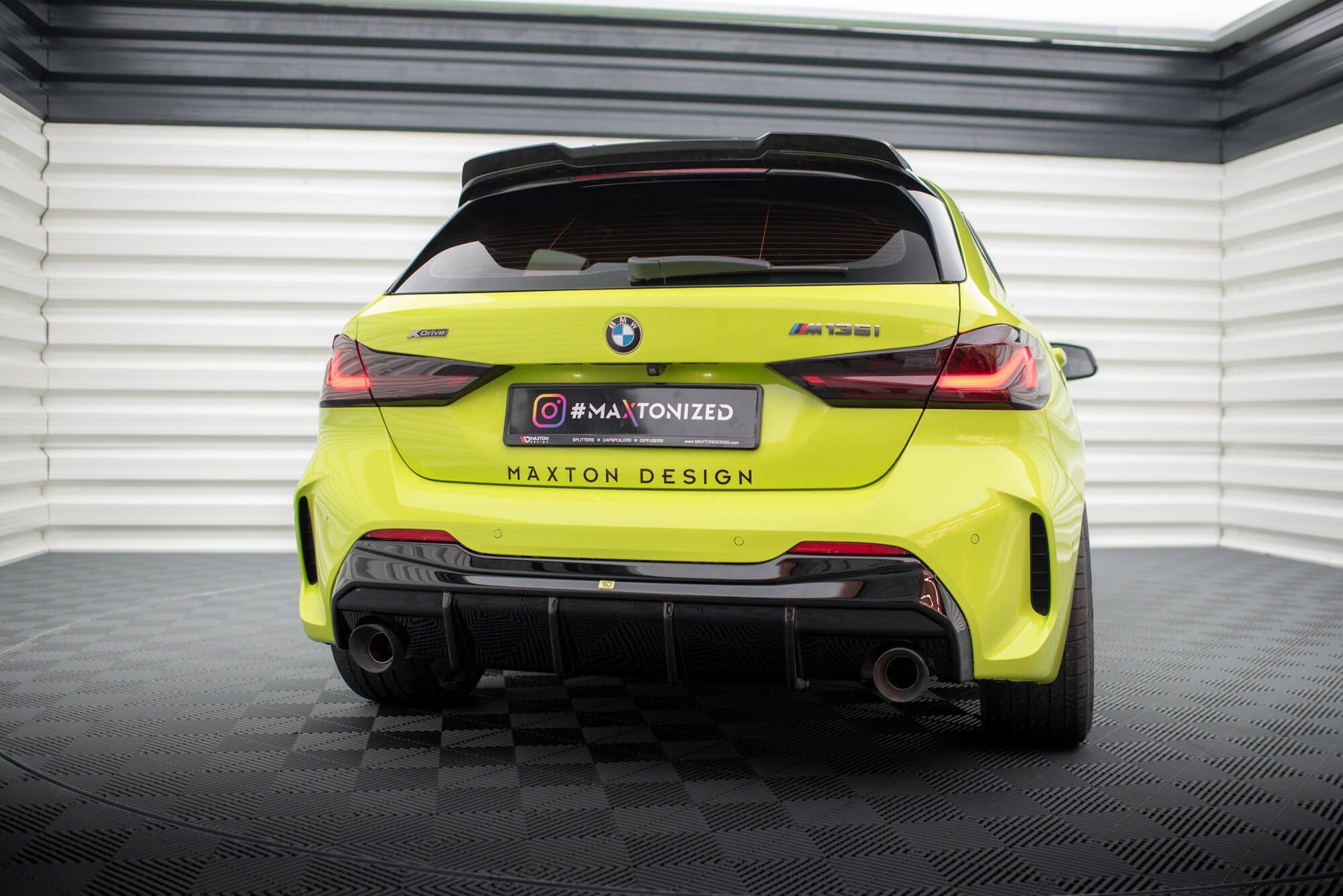 Maxton Design Difusor trasero V.3 para BMW 1 F40 M-Pack/ M135i / 128ti (Version with single Exhausts on two sides) - imagen 11