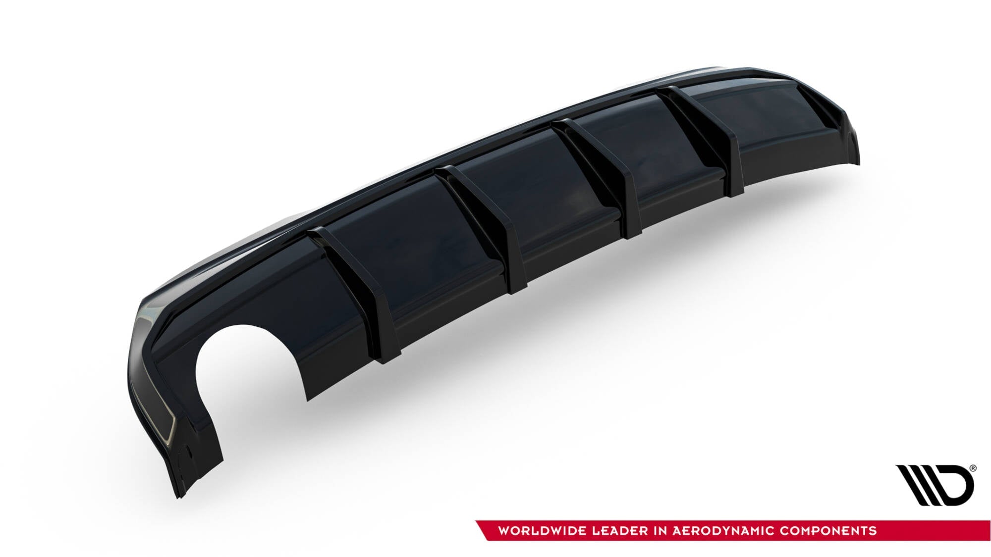 Maxton Design Difusor trasero V.3 para BMW 1 M-Pack / 128ti F40 (Version with single Exhaust tips on one side) - imagen 5