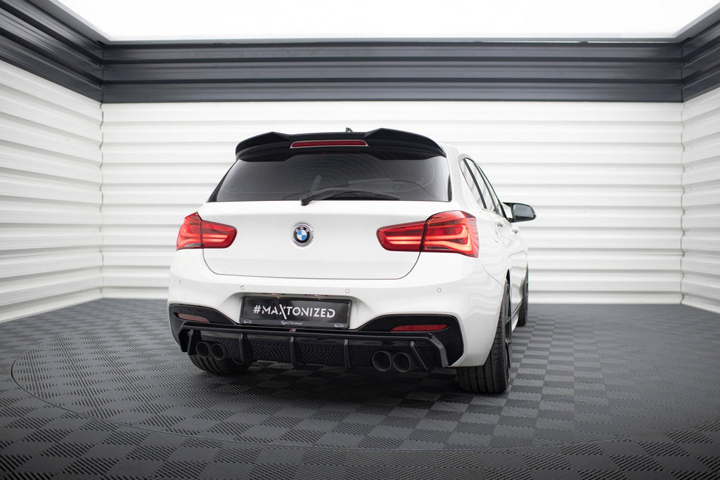 Maxton Design Difusor trasero V.3 para BMW 1 M-Pack / M140i F20 Facelift (Version with dual Exhausts on both sides) - imagen 1