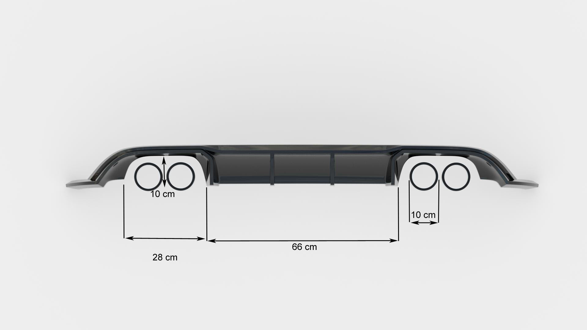 Maxton Design Difusor trasero V.3 para Volkswagen Golf R Mk7 Facelift - imagen 5