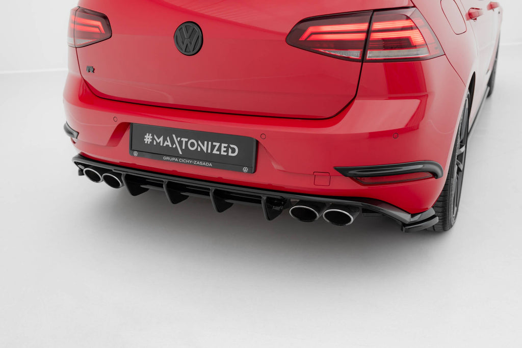 Maxton Design Difusor trasero para Volkswagen Golf R Hatchback R Mk7 Facelift - imagen 1