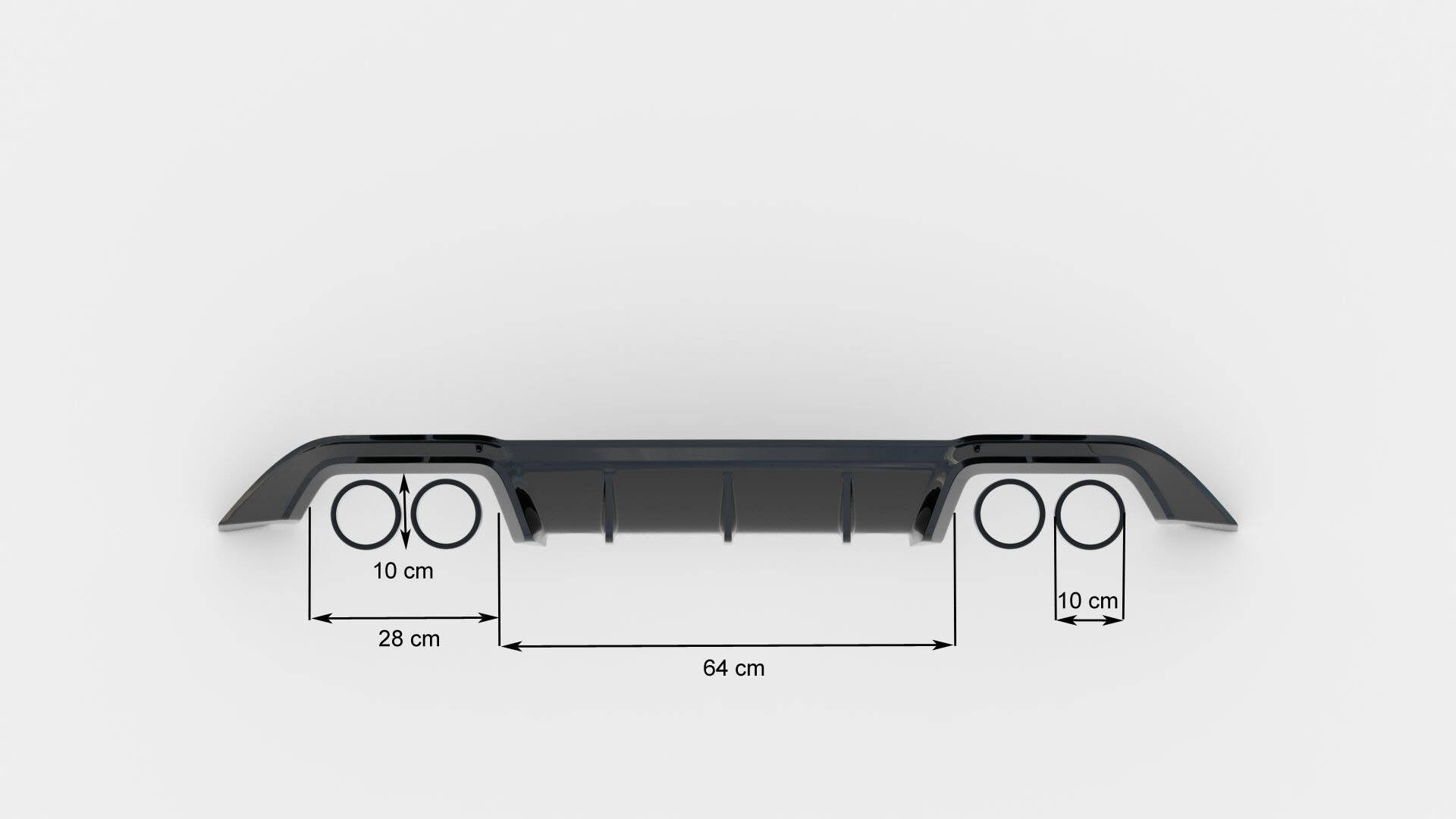 Maxton Design Difusor trasero para Volkswagen Golf R Mk7 - imagen 4