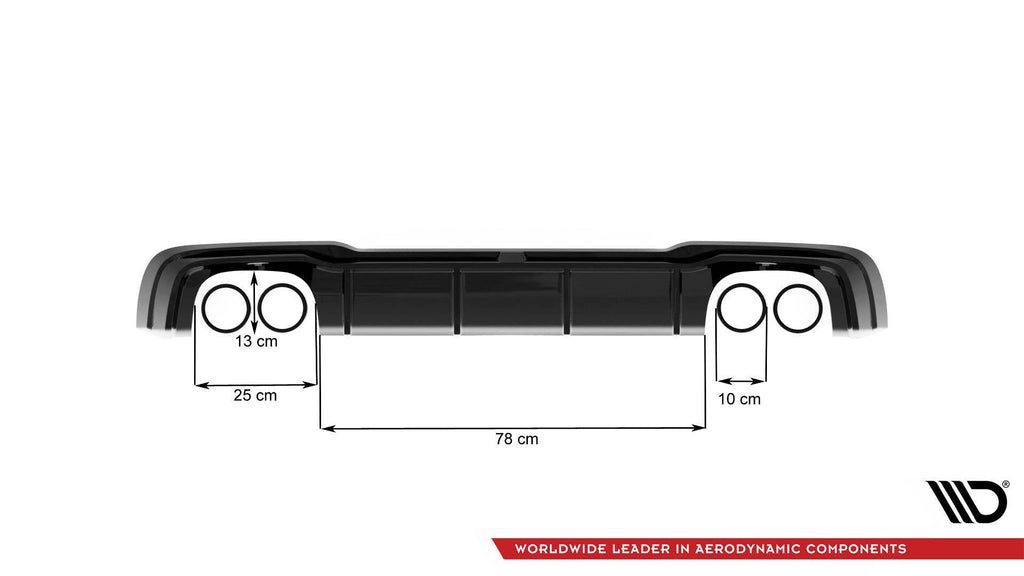 Maxton Design Difusor trasero + Milltek Sport Exhaust para Audi RS3 Sportback 8V Facelift - imagen 10