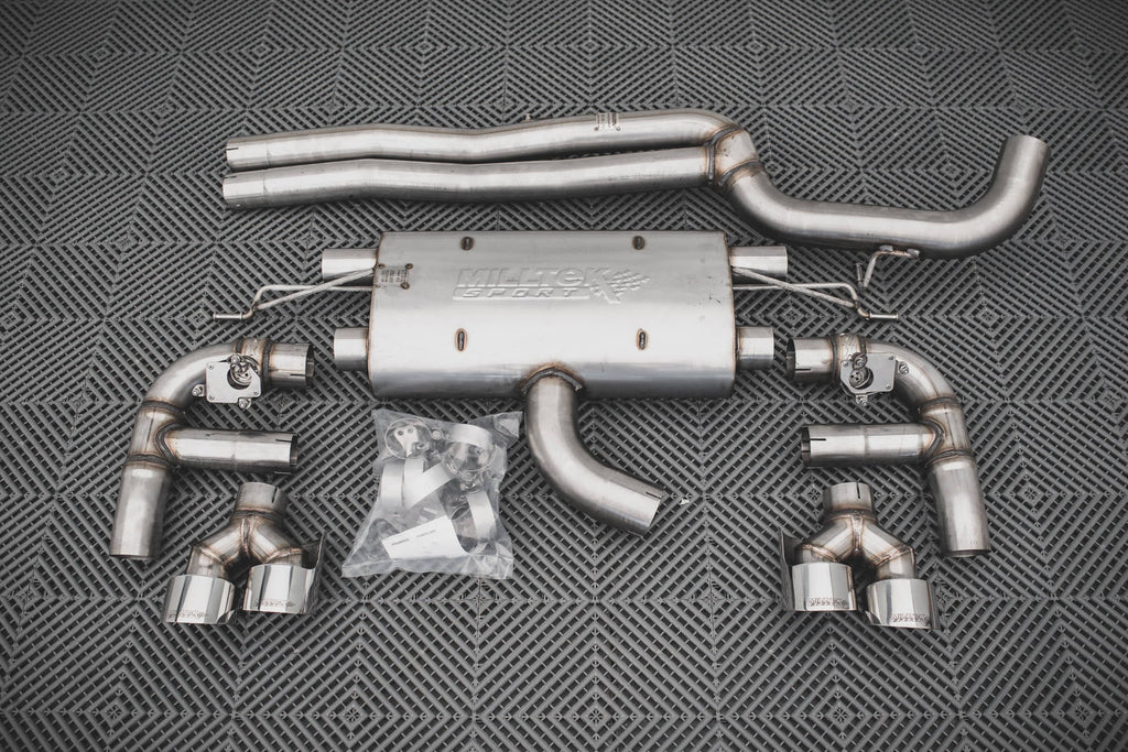 Maxton Design Difusor trasero + Milltek Sport Exhaust para Audi RS3 Sportback 8V Facelift - imagen 2