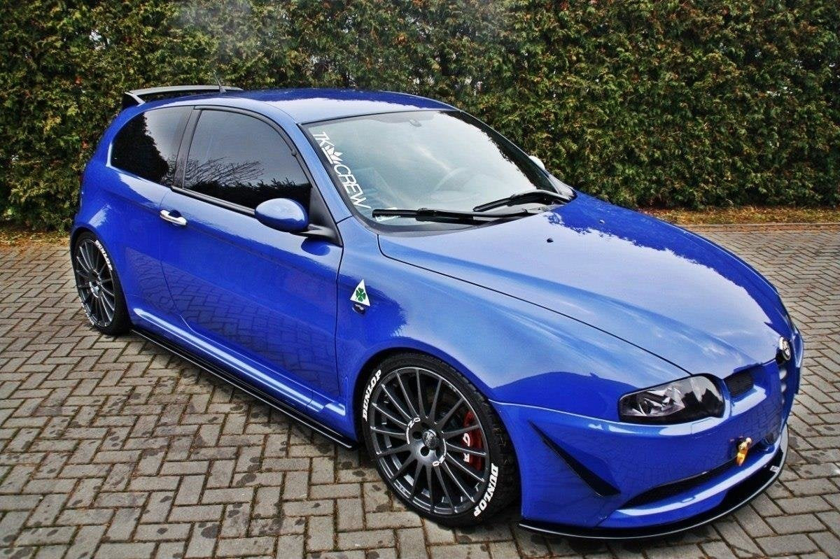 Maxton Design Side Skirt Extensions para Alfa Romeo 147 GTA - imagen 1