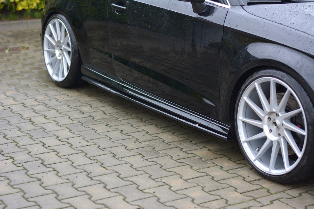 Maxton Design Difusores de taloneras laterales para Audi S3/A3 S-Line Hatchback 8V/8V Facelift - imagen 1