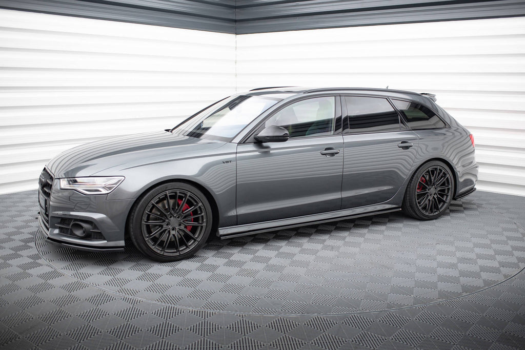 Maxton Design Dokładki Progów para Audi S6 / A6 S-Line / A6 C7 Facelift - imagen 2