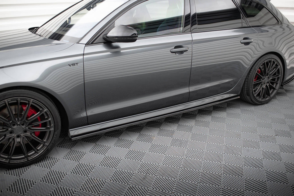 Maxton Design Dokładki Progów para Audi S6 / A6 S-Line / A6 C7 Facelift - imagen 1
