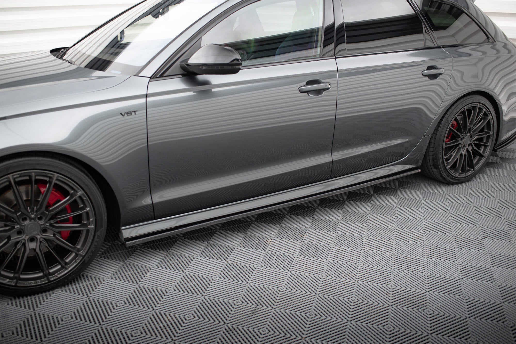 Maxton Design Dokładki Progów para Audi S6 / A6 S-Line / A6 C7 Facelift - imagen 1