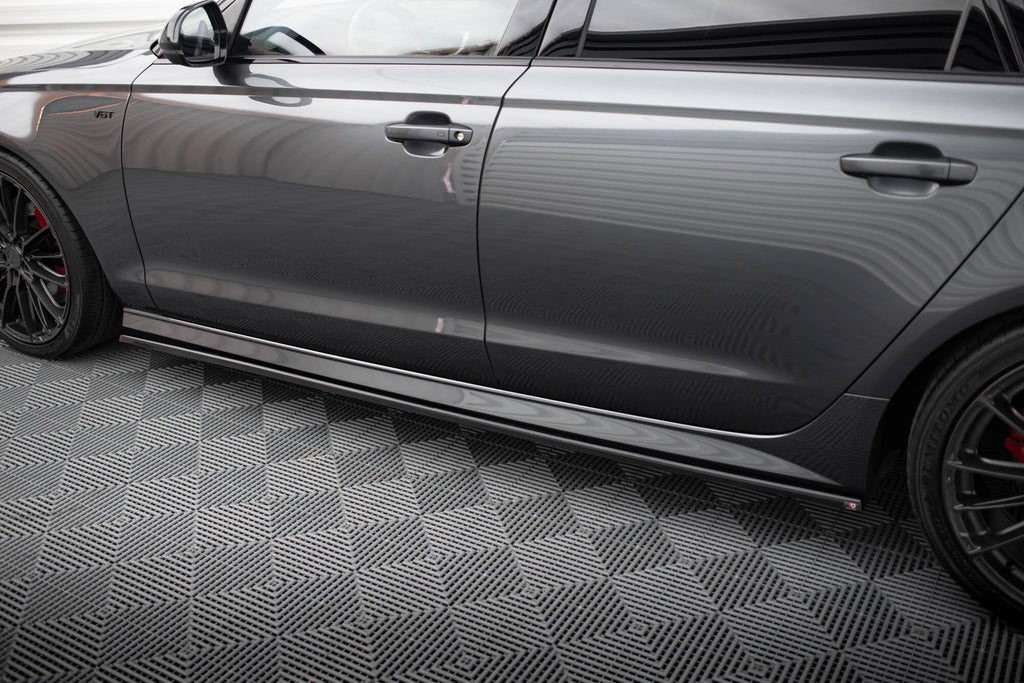Maxton Design Dokładki Progów para Audi S6 / A6 S-Line / A6 C7 Facelift - imagen 3