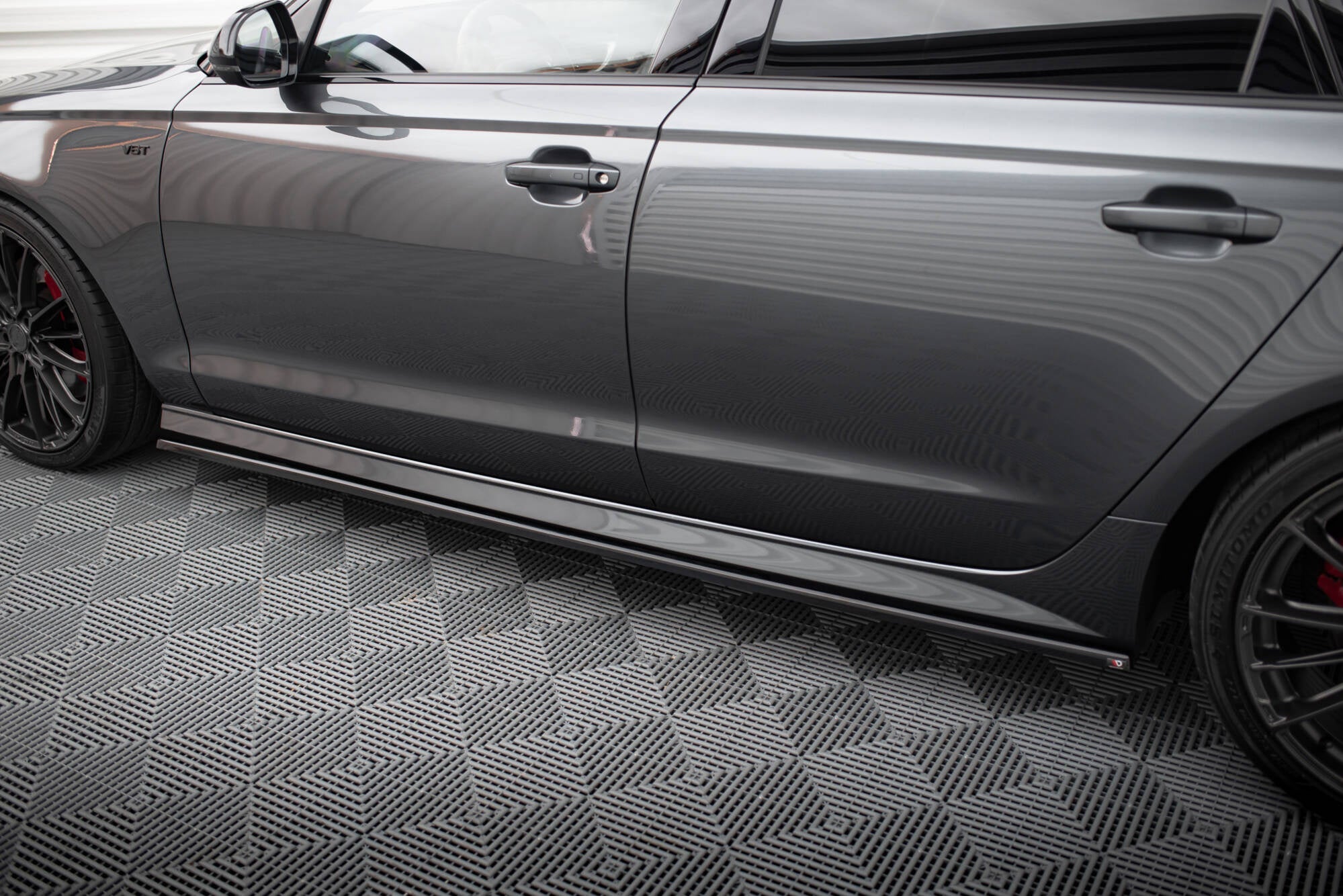 Maxton Design Dokładki Progów para Audi S6 / A6 S-Line / A6 C7 Facelift - imagen 3