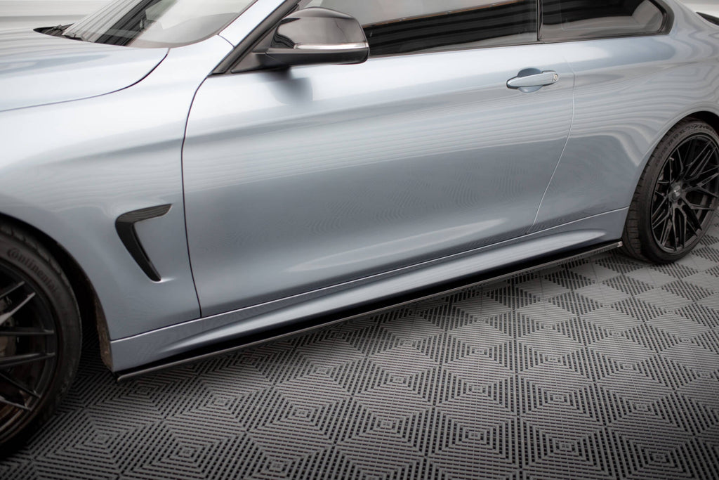Maxton Design Difusores de taloneras laterales para BMW 4 Coupe / Gran Coupe / Cabrio M-Pack F32 / F36 / F33 - imagen 1