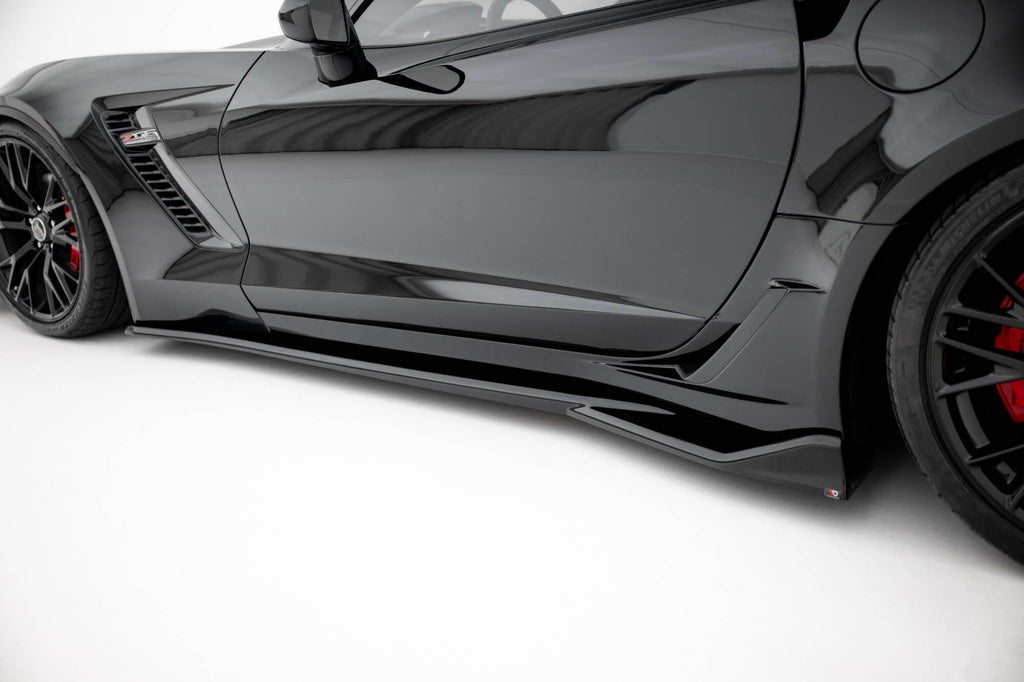 Maxton Design Difusores de taloneras laterales para Chevrolet Corvette Z06 C7 - imagen 3