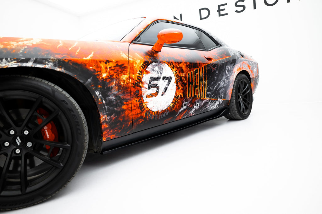 Maxton Design Difusores de taloneras laterales para Dodge Challenger GT Mk3 Facelift - imagen 1