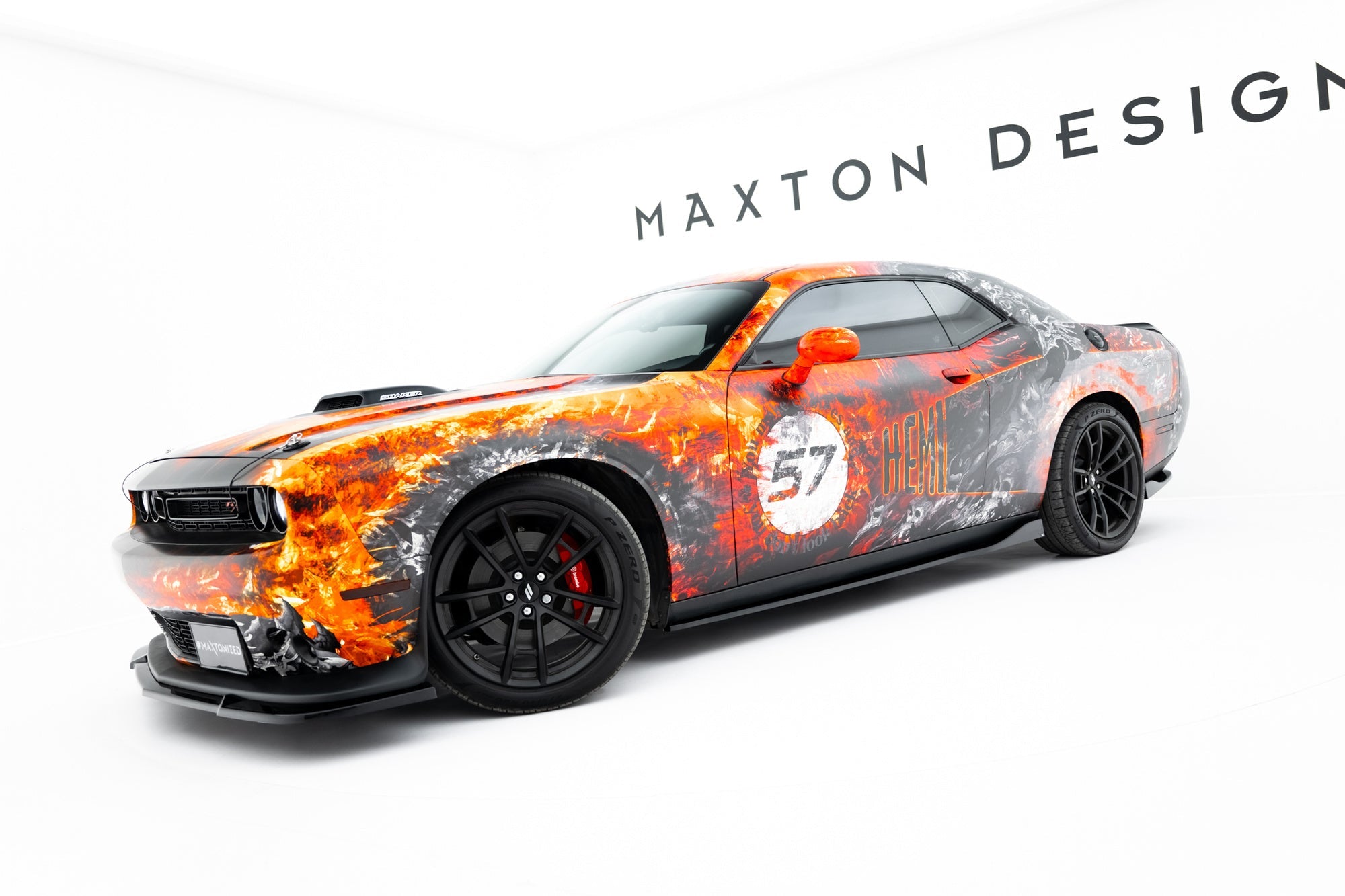 Maxton Design Difusores de taloneras laterales para Dodge Challenger GT Mk3 Facelift - imagen 4