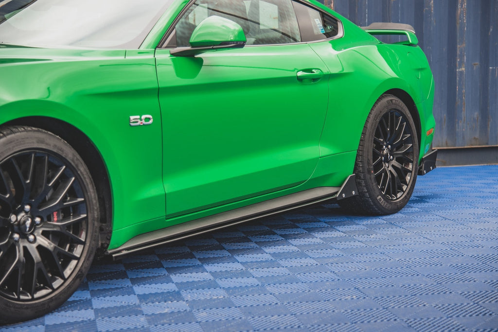 Maxton Design Difusores de taloneras laterales + Flaps para Ford Mustang GT Mk6 Facelift - imagen 1