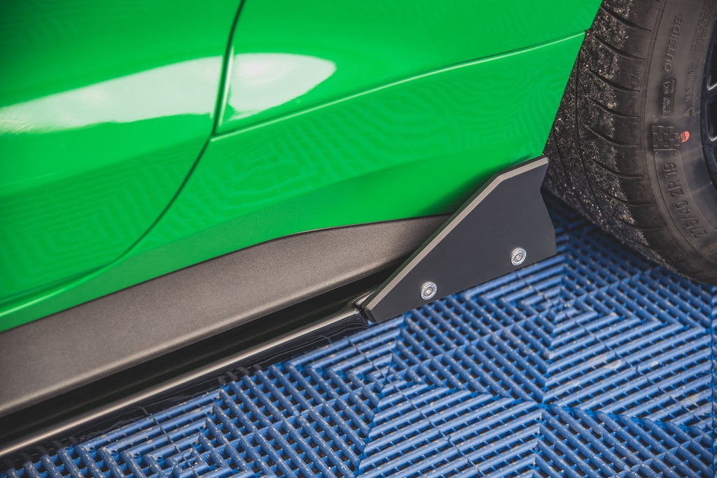Maxton Design Difusores de taloneras laterales + Flaps para Ford Mustang GT Mk6 Facelift - imagen 4