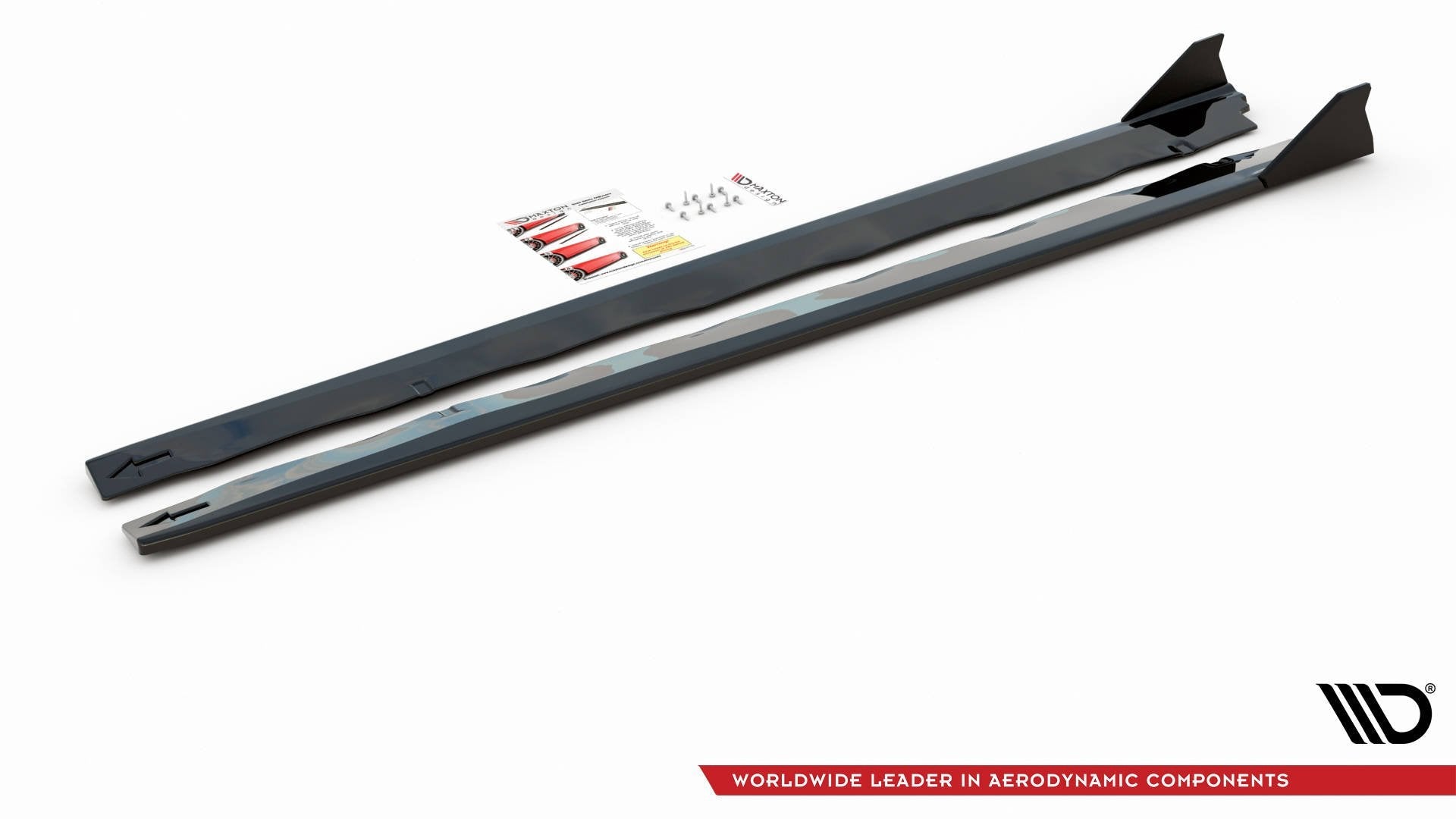 Maxton Design Difusores de taloneras laterales + Flaps para Ford Mustang GT Mk6 Facelift - imagen 5
