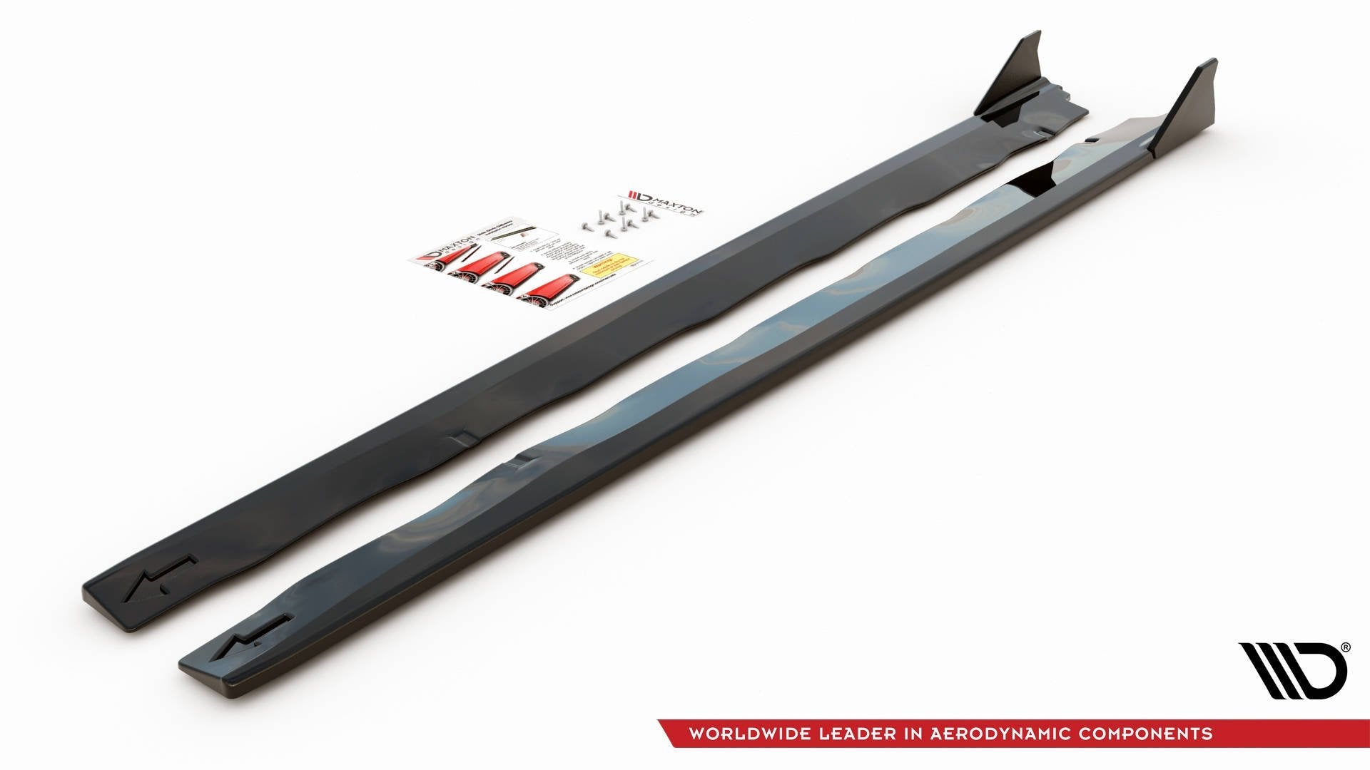 Maxton Design Difusores de taloneras laterales + Flaps para Ford Mustang GT Mk6 Facelift - imagen 6