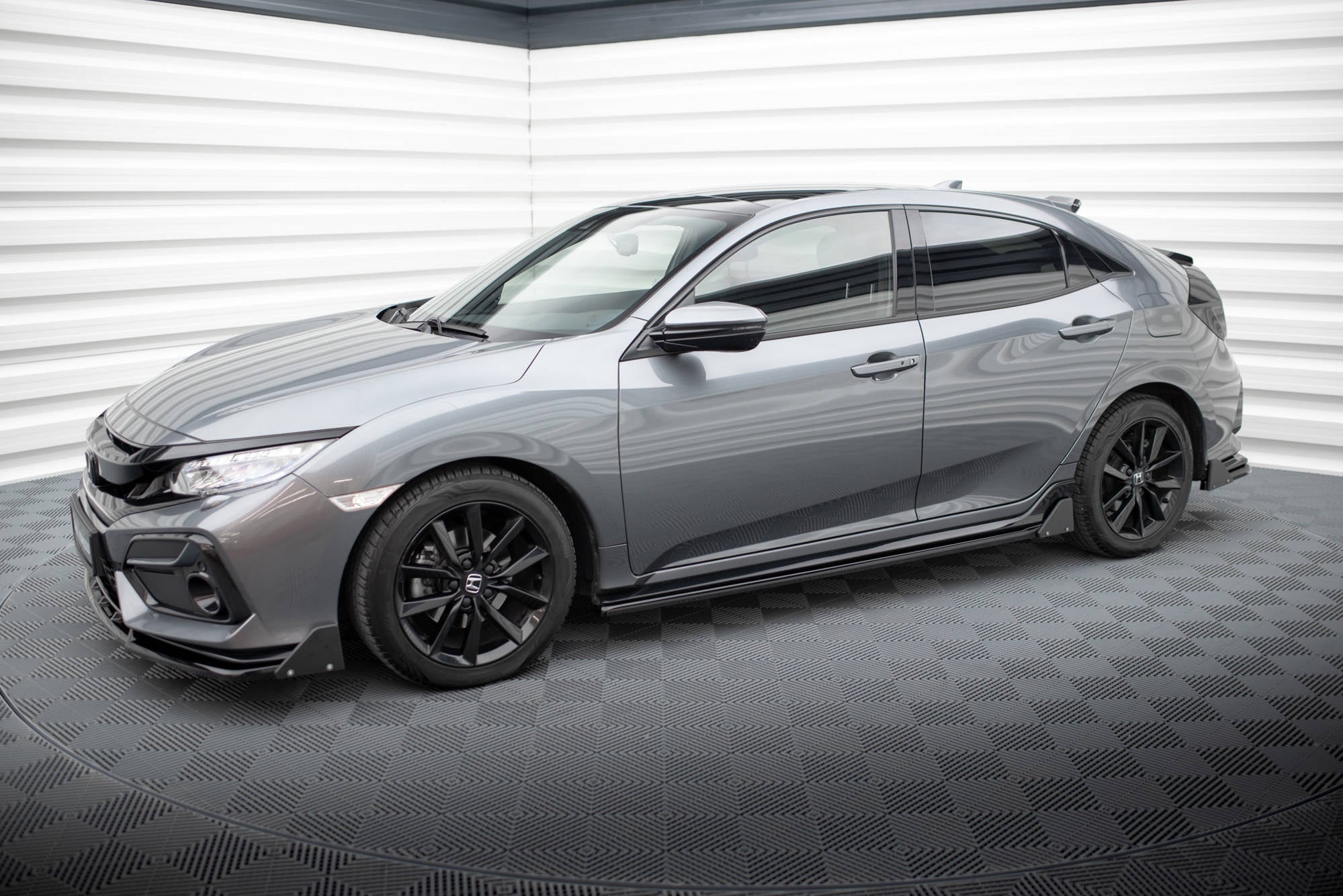 Maxton Design Difusores de taloneras laterales + Flaps para Honda Civic Sport Mk 10 - imagen 3