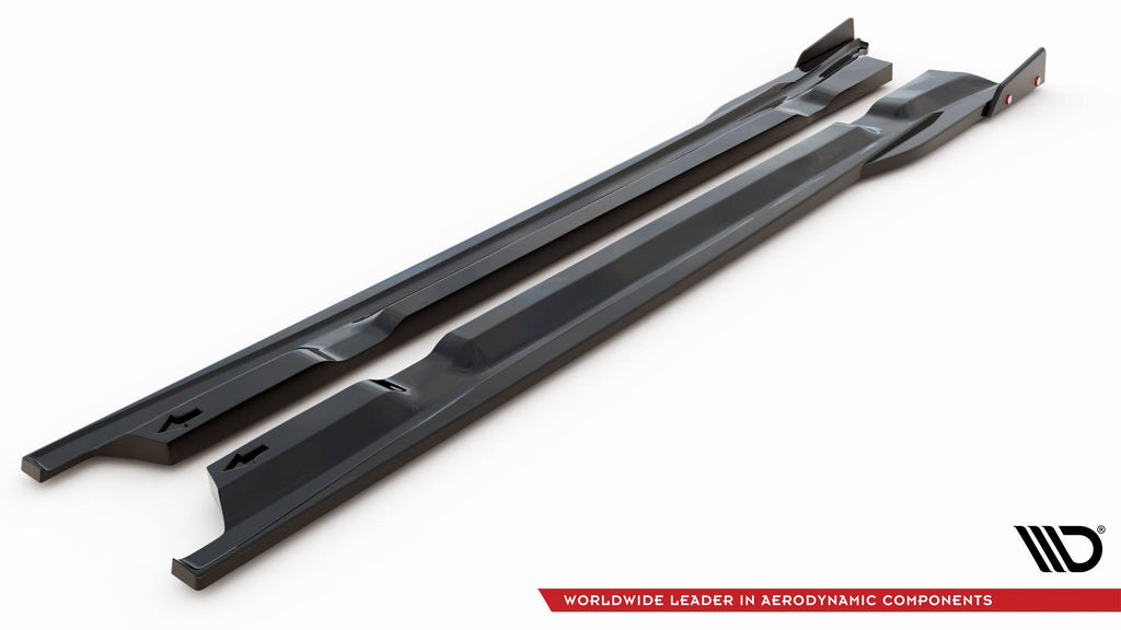 Maxton Design Difusores de taloneras laterales + Flaps para Nissan GTR R35 Facelift - imagen 5