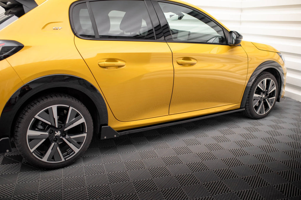 Maxton Design Difusores de taloneras laterales + Flaps para Peugeot 208 GT Mk2 - imagen 3