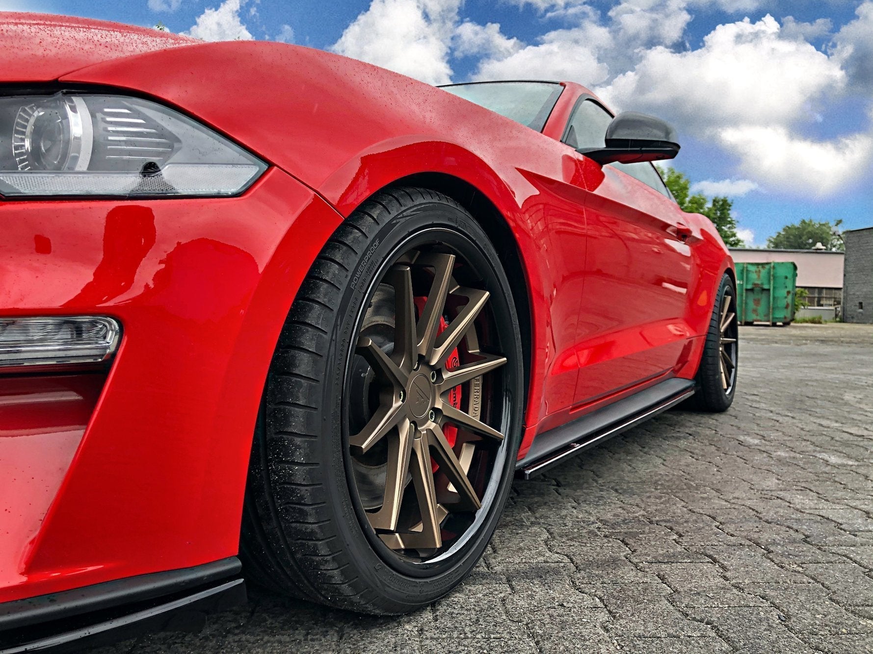 Maxton Design Difusores de taloneras laterales para Ford Mustang Mk. 6 Facelift - imagen 1