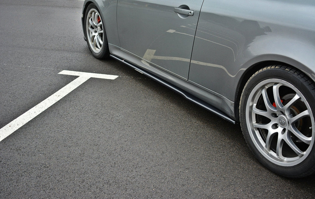 Maxton Design Difusores de taloneras laterales para Infiniti G35 Coupe - imagen 3