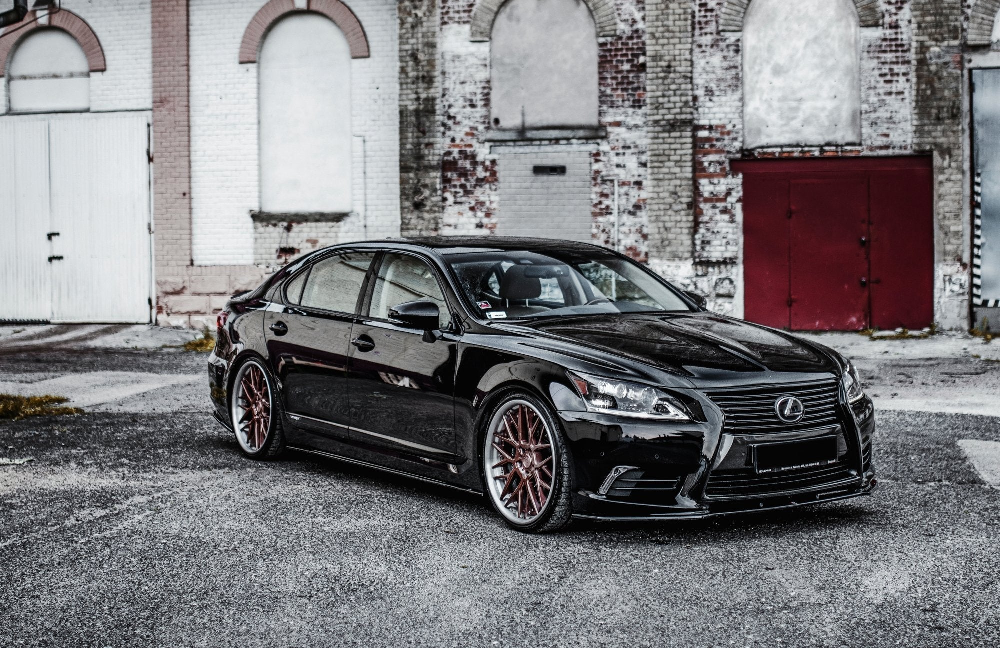 Maxton Design Difusores de taloneras laterales para Lexus LS Long Wheelbase Mk4 Facelift - imagen 5