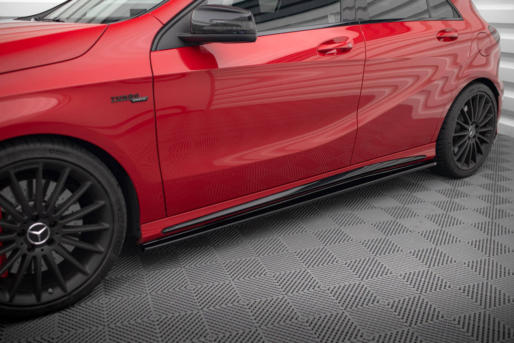 Maxton Design Difusores de taloneras laterales para Mercedes A W176/ CLA 117 AMG/ CLA 117 AMG LINE Facelift - imagen 1