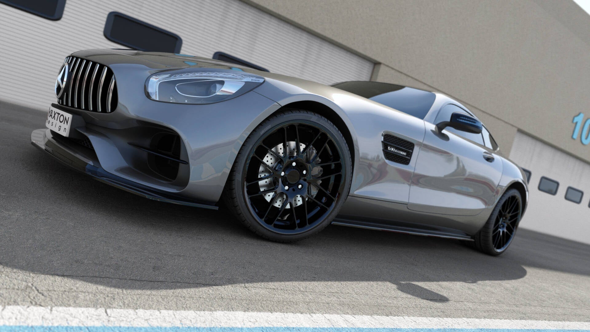 Maxton Design Difusores de taloneras laterales para Mercedes-AMG GT / GT S C190 Facelift - imagen 2
