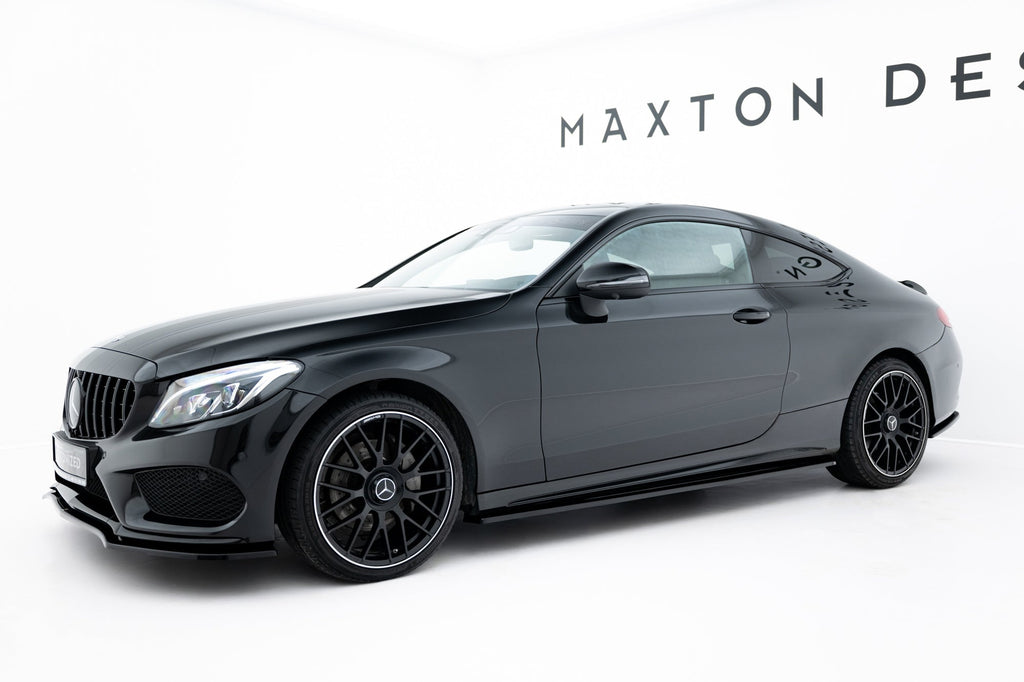 Maxton Design Difusores de taloneras laterales para Mercedes-Benz C Coupe AMG-Line C205 - imagen 2