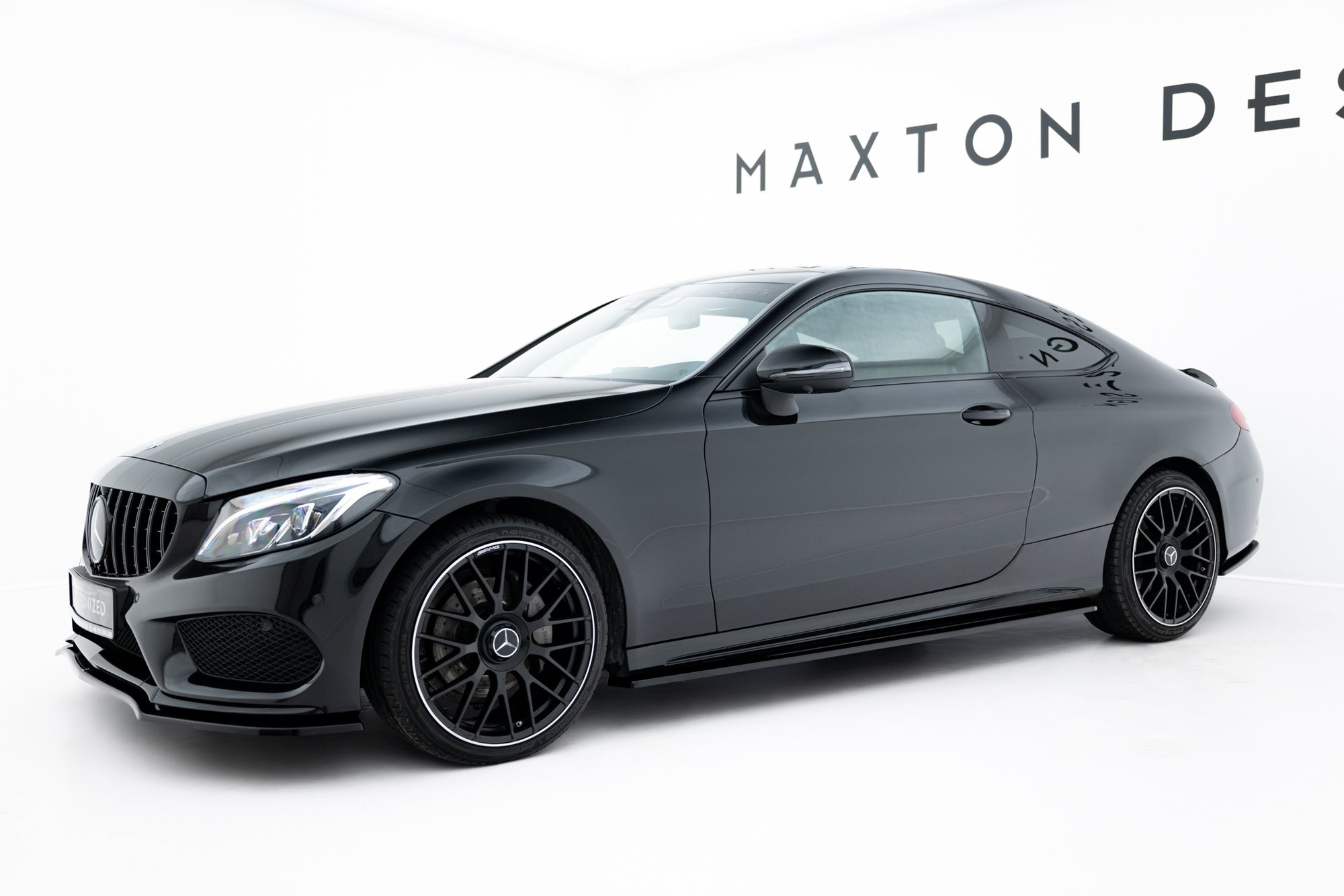 Maxton Design Difusores de taloneras laterales para Mercedes-Benz C Coupe AMG-Line C205 - imagen 2