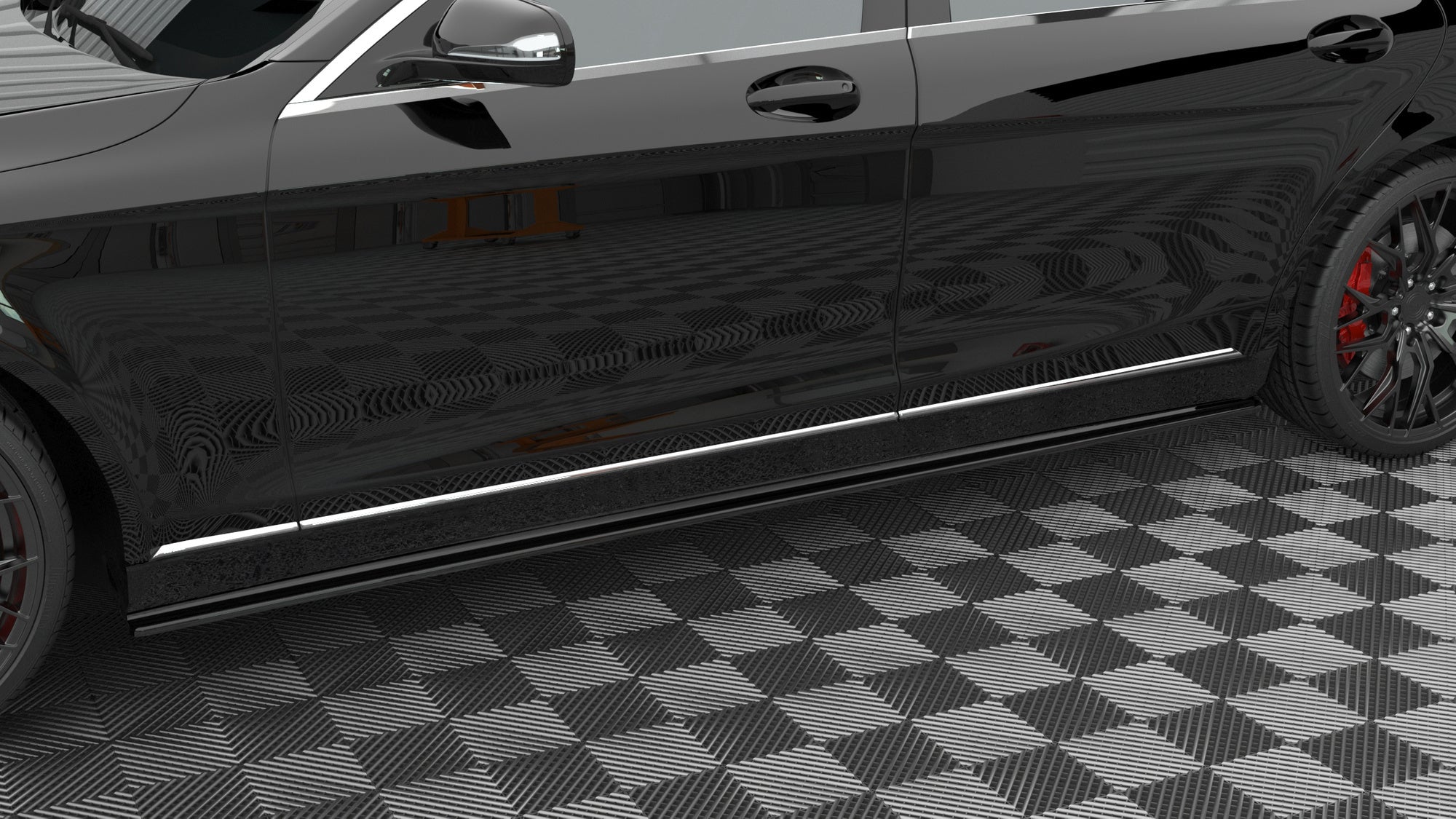 Maxton Design Difusores de taloneras laterales para Mercedes-Benz S Long W222 - imagen 1