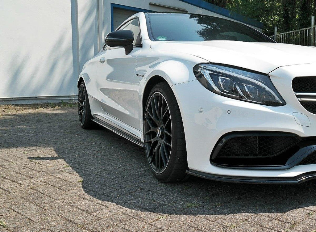 Maxton Design Difusores de taloneras laterales para Mercedes C-class C205 63AMG Coupe - imagen 2