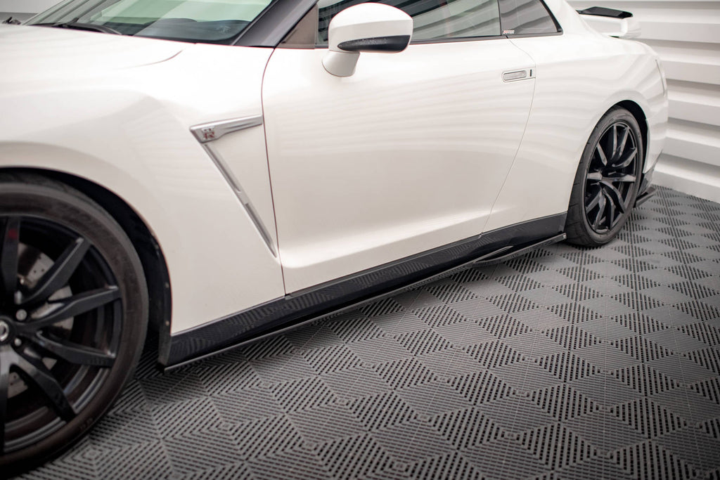Maxton Design Difusores de taloneras laterales para Nissan GTR R35 Facelift - imagen 1